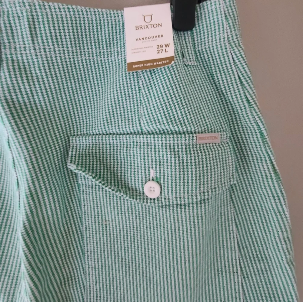 Brixton Vancouver utility pant. Leprechaun super high waisted straight leg. - Picture 13 of 14